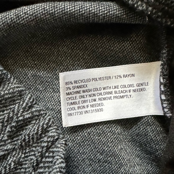 NWOT High-Rise Knit Pants Gray Sz XS - Picture 13 of 15